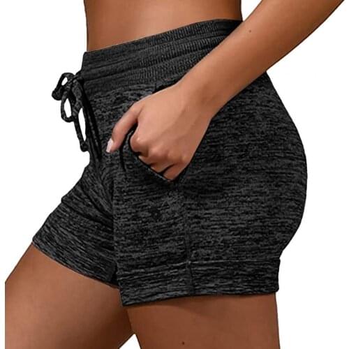 Women´s Shorts Ladies Summer Sports Shorts Lace-up Run Bike Casual Loose Pockets Shorts