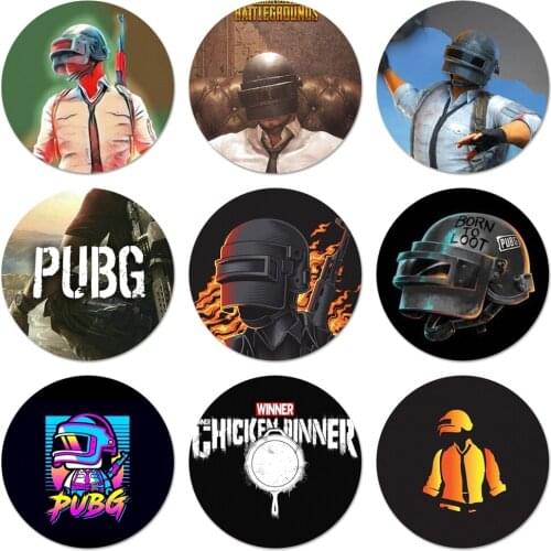 58mm PUBG Game Icons Pins Badge Decoration Brooches Metal Badges For Clothes Backpack Decoration