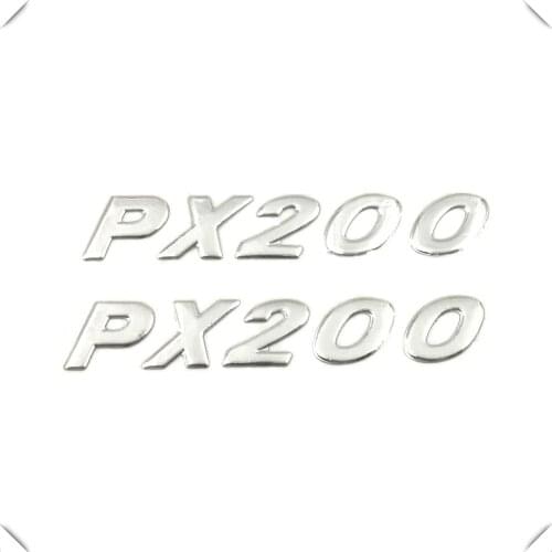 1 Pair 3D Decal PX200 Elblem Tank Label for Vespa Px 200 Adhesive Sticker Bonnet Side Shell Symbol