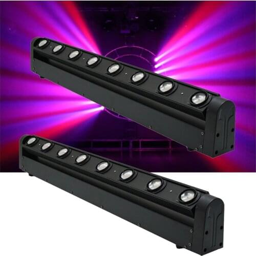 2pcs 8x12W RGBW LED Bar Beam Moving Head Light DMX Wash effects stage lighting DJ Disco Party Nightclub Dance Floor Bar lights