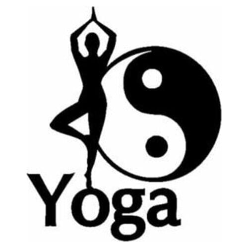 Yoga Gossip yin and yang Car Sticker Decal For Car Windshield Decor Removable AL402
