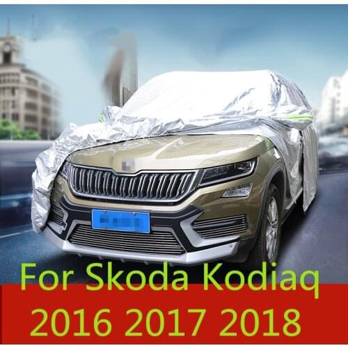 Car covers fit Dust Protection car cover sun shade hood full cove Auto Accessories For Skoda kodiaq 2016-2018