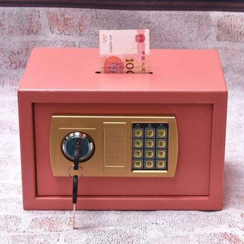 Large Coin Money Box Bank Safe Gift Cute Mystery Secret Storage Money Box with Lock Key Huchas De Dinero Home Decoration DF50MB