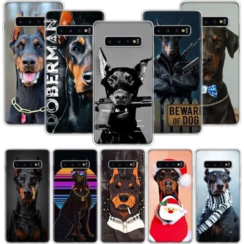 Doberman Animal Dog Phone Case for Samsung Galaxy A51 A71 A50S A20E A30 A40 A70S A10S A01 A21 A41 A52 A20S A6 A7 A8 A9 Cover