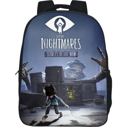 Game Little Nightmares Backpack Boys Girls School Bag Children School Backpack Students Mochila Cartoon Kawaii Casual Rucksack