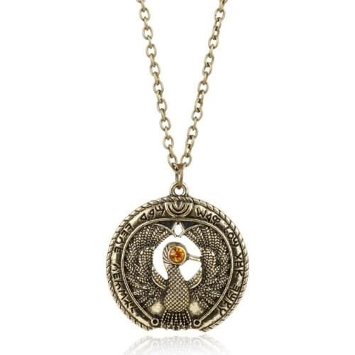 Dongsheng Newest Movie Jewelry Fantastic Beasts And Where To Find Them Necklace Animal Eagle Necklace for Women Men