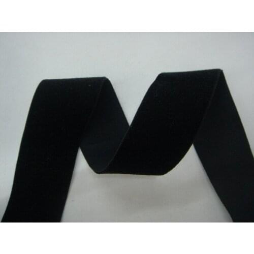 1" inches 25mm width elastic velvet ribbon elastic tape DIY material wholesale 10yard/lot
