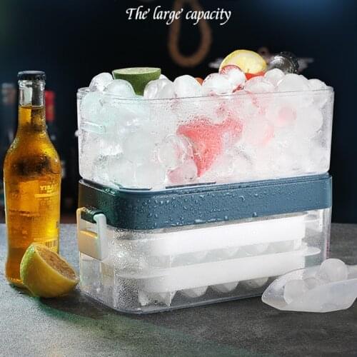 Frozen ice cube mold ice box mold ice tray quick-freezer ice hockey artifact bartender round refrigerator ball
