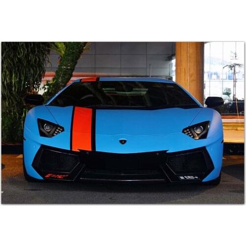 Lambo Aventador LP 700-4 Sports Car Picture Canvas Posters Wall Art Modern Painting for Home Room Decor