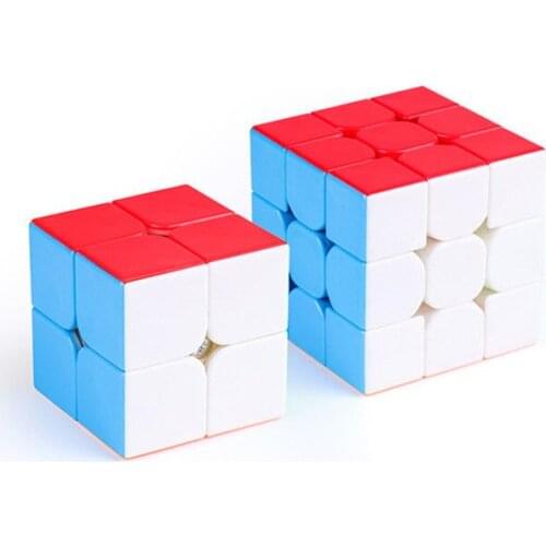 Moyu MYMF Cubing Classroom 2x2x2 3x3x3 combination Classic Speed Magic Cube Entry Level Twist Puzzle Funny Toy Stickerless ABS