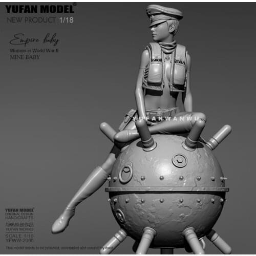 1/18 YUFAN Resin model kits figure colorless and self-assembled YFWW-2086