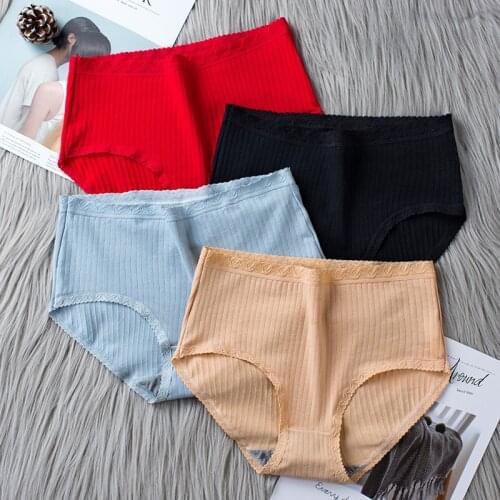 3Pcs Underwear Women Panties Women Sexy Panties Cotton Panties M-XXL Lingerie Briefs Casual Comfortable Underpants