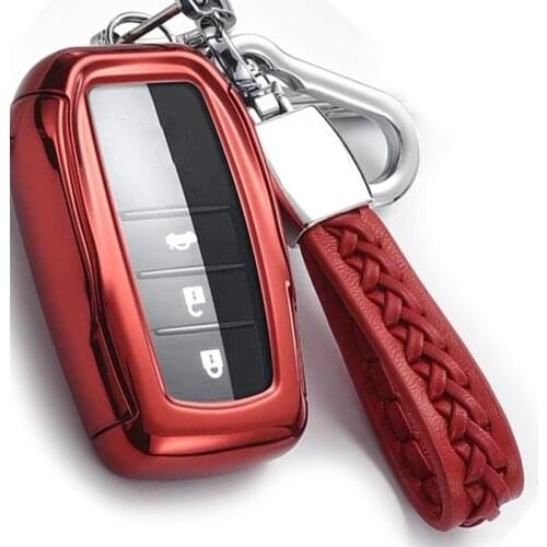 New Tpu Car Key Case Cover For Toyota Chr C-hr Land Cruiser 200 Avensis Auris Corolla Smart Keychain Shell Accessories