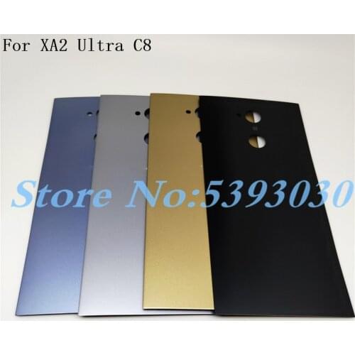New For Sony Xperia XA2 Ultra C8 Back Housing Battery Cover Case Replacement H4233 H4213 H3213 For Sony XA2 Ultra Rear Housing