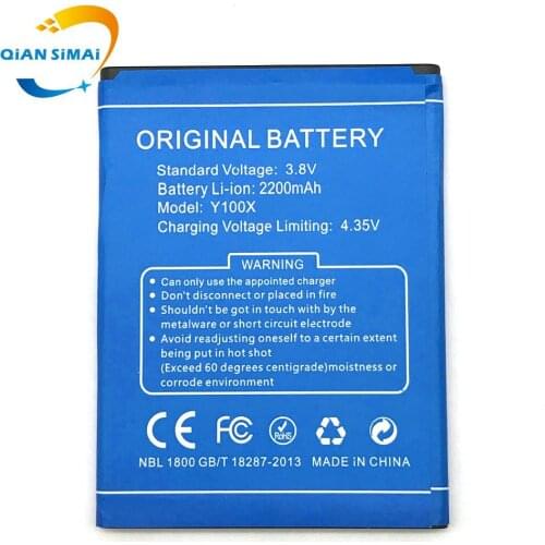 New Y100X 2200mAh battery For Doogee NOVA Y100X Cell Phone in stock free shipping +track code