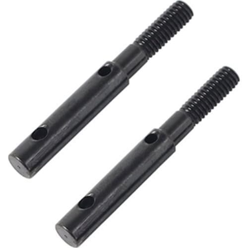 2 Pcs Hard Steel Front Rear Portal Stub Axle Drive Shaft for RC Crawler AXAIL SCX10 III AXI03007 Capra 1.9 UTB