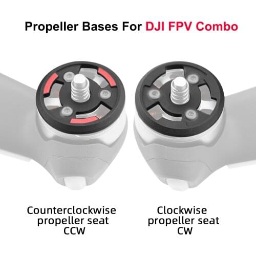 Propeller Bases For DJI FPV Combo Drone Mounting Plate Base CW CCW Spring Part Replacement for DJI FPV Combo Accessories