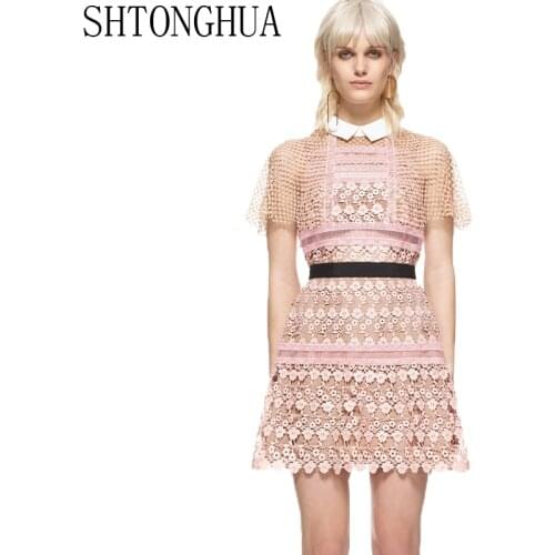 SHTONGHUA Summer Dresses With Sleeves