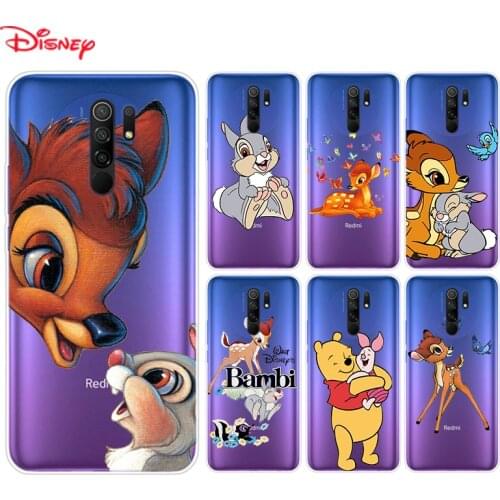 Silicone Cover Cute Bambi Thumper For Xiaomi Redmi 9T 9 9C 9A 9AT 9i 8 8A 7 6 Pro 7A 6A 5 5A 4X Plus Phone Case