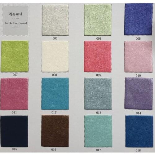 Synthetic PU silk embossed packing cover decorative leather material