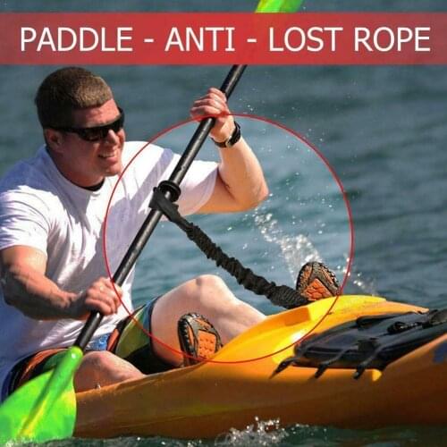 Kayaking Special Paddle Rope Kayak Canoe Paddle Fishing Rope Snti-lost Rope Belt Paddle Rod Fishing Traction Safety Rope J8S1