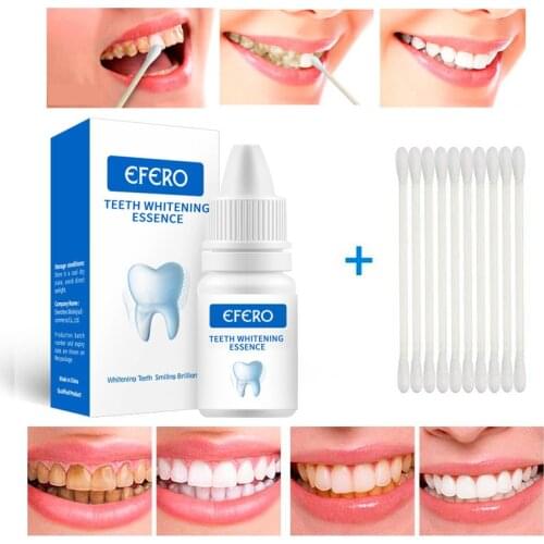 EFERO Oral Hygiene Dental Tools Teeth Whitening Essence Powder Clean Oral Hygiene Whiten Teeth Remove Plaque Stains Fresh Breath