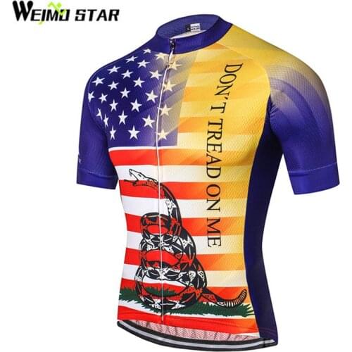 USA Pro team Cycling Jersey WEIMOSTAR Men Bicycle Cycling Clothing mtb jersey roupa ciclismo Cycling Wear cycle Bicycle Clothes