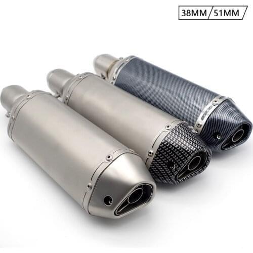 Exhaust Motorcycle Exhaust Muffler Escape Pipe Slip On db killer FOR Yamaha YZ 125 XT 660 BWS 100 125 YFZ 450 NMAX 155 TMAX 500