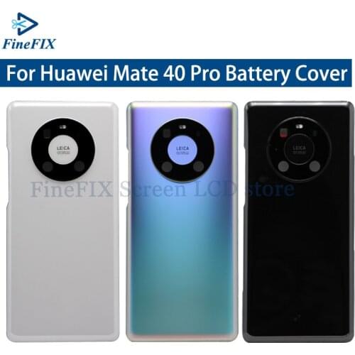 For Huawei Mate 40 Pro Battery Back Cover Rear Door Housing Case Repair Parts Assembly For Huawei Mate40 Pro NOH-NX9 Housing