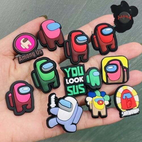 11PCS Hot Game Robot Fridge Magnet Cute Decorate Home Kitchen Cartoon PVC Whiteboard Sticker DIY Refrigerator Magnets Boys Gifts