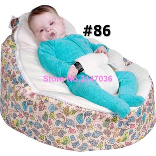 2016 Birds with cream harness seat Soft cartoon baby bean bag, waterproof kids beanbag sofa seat