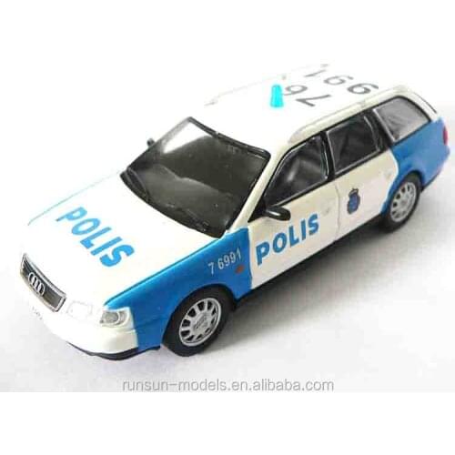 23006 diecast police car model 1/43 AUDI A6 AVANT 1996 polis toys for kids collection gift toys for boys