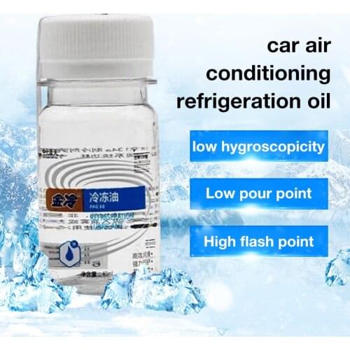 40ML / Bottle Freezer Oil Snow Oil R134a Car Air Conditioning Refrigeration Oil Compressor Oil Car Interior Air Cooler