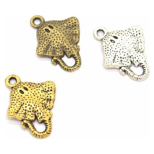 50pcs vintage gifts Devil Fish alloy charms lot DIY making bracelet necklace jewelry accessories charms for jewelry making
