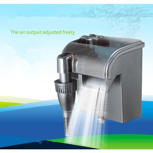 Fish Tank Filter External Filter for Aquarium Waterfall Suspension Oxygen Pump Submersible Hang on Fliter Aquarium Accessories