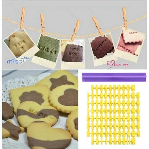 Alphabet Letter + Number + Symbol Cookie Sugarcraft Biscuit Food Stamps Stampers SET DIY Tool Kitchen Mold Cookie Baking Cocina