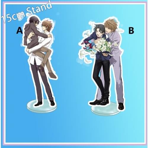 Anime Stand Sekai Ichi Hatsukoi Worlds First Love Yaoi Acrylic Figure Display