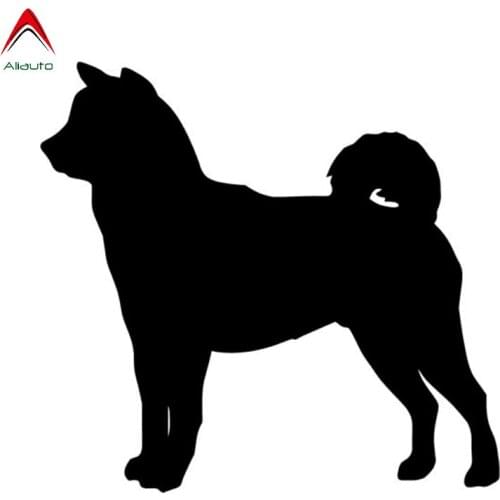Aliauto Lovely Car Sticker Shiba Inu Dog PVC Waterproof Reflective Animals Decal Automobile Decoration Accessories,10cm*9cm