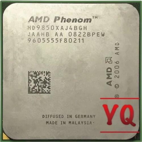 AMD Phenom X4 9850 985Z 2.5 GHz Quad-Core CPU Processor HD985ZXAJ4BGH Socket AM2