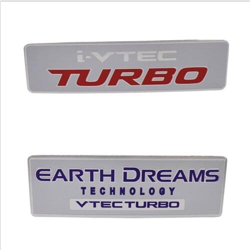 For Honda Accord Civic Crider Mugen Odyssey Jade Auto Decoration for VTEC TURBO Emblem Stickers Metal Car Body Decals Styling