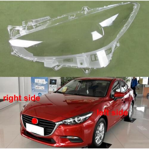 For Mazda 3 Axela 2017 Headlamp Transparent Cover Shell Lampshade Lamp Shade Front Headlight Cover Shell Lens
