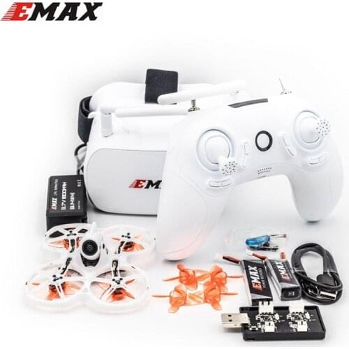 EMAX Tinyhawk II 75mm 1-2S Whoop FPV Racing Drone RC Quadcopter BNF RTF w/ FrSky D8 Runcam 2 Cam Camera 25/100/200mw VTX ESC