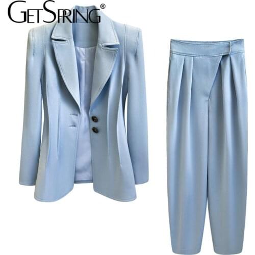 Женские элегантные брючные костюмы Getspring China At AliExpress