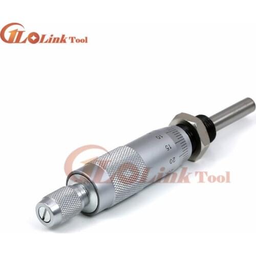 Round Type 0-13mm Range Micrometer Head Measurement Measure Tool Rotation Smooth Micrometer Plat Head