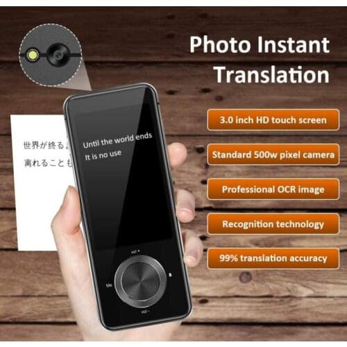 Hot Selling M9 Camera Offline Interpretation Multilingual Voice Translation 107 Online Picture Translation