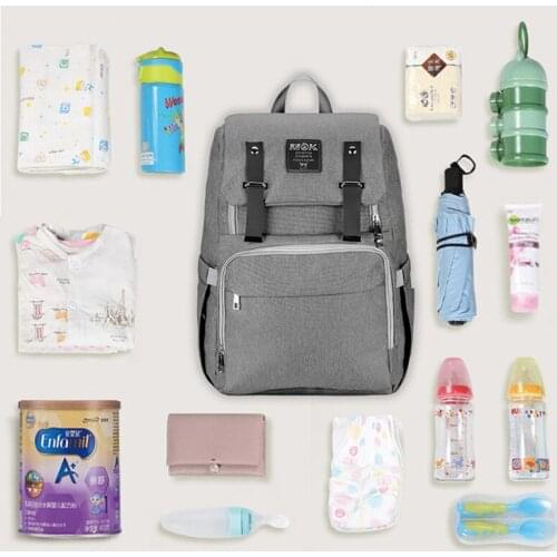 Fashion Mummy Maternity Nappy Daily Use Bag 75L Large Capacity Dad Baby Bag Travel Backpack Designer Nursing Bag for Baby Care