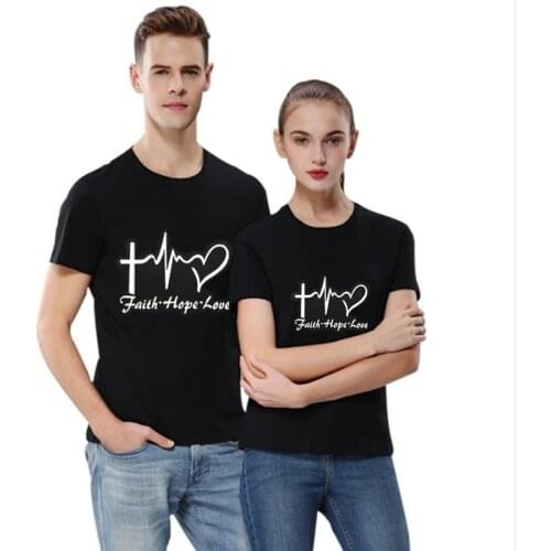 Mens/Womens T-shirt Summer Casual Cool Girls and Boys Couple Shirts Short Sleeve T-shirts High Quality Classical Cotton Tops