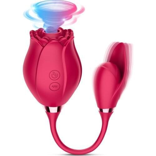 Rose Vibrators Clit Sucker for Women Powerful Clitoris Stimulator Vacuum Sucking Female Love Vibrating Egg Sex Toy for Adults 18