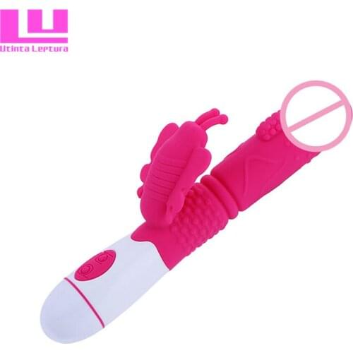 Utinta Leptura Silicone Multi-Speed G Spot Dildo Vibrator Clitoris Stimulator Erotic Machine Sex Toys for women Sex Products