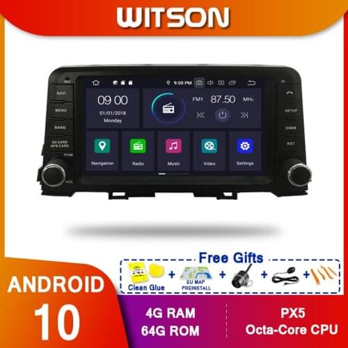 WITSON! Android 10.0 Octa core PX5 CAR DVD player For KIA PICANTO 2017 IPS SCREEN 4GB RAM 64GB ROM CAR GPS NAVIGATION